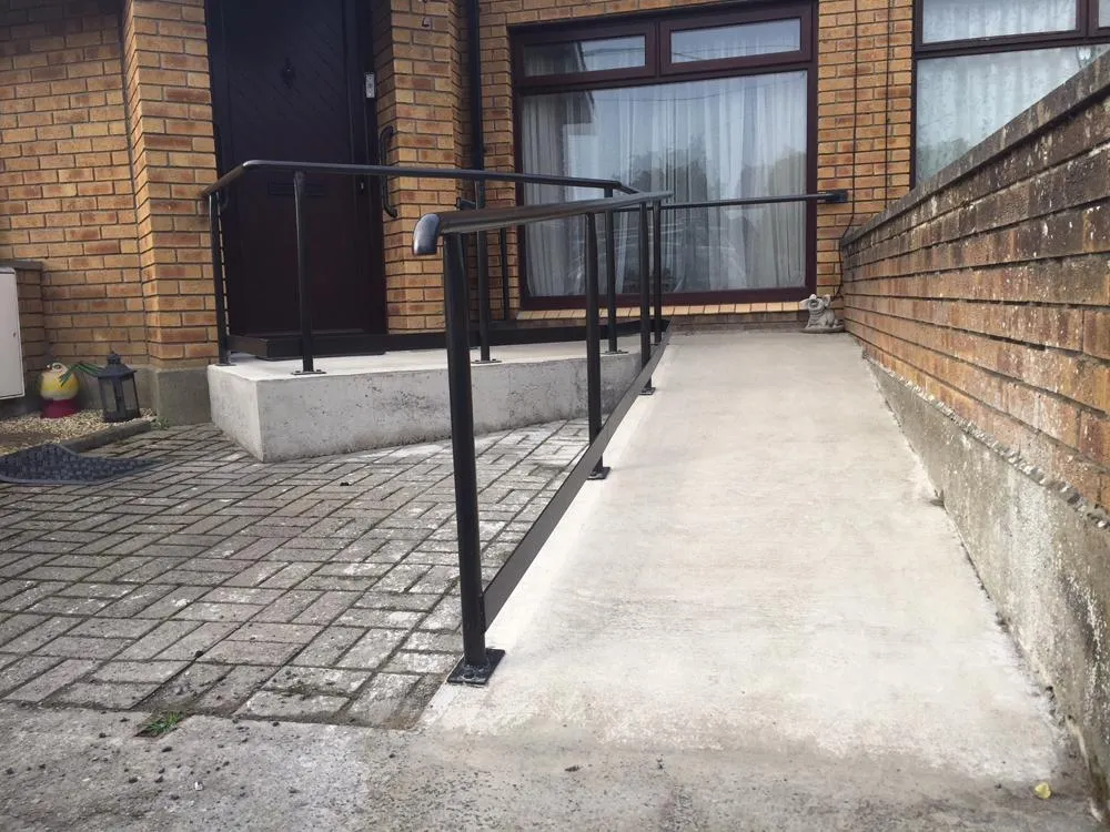 Newly built wheelchair ramp by Irish Stairlifts