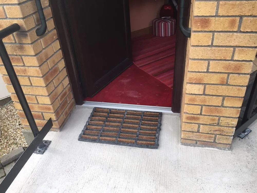 Wheelchair ramp designed and built by Irish Stairlifts