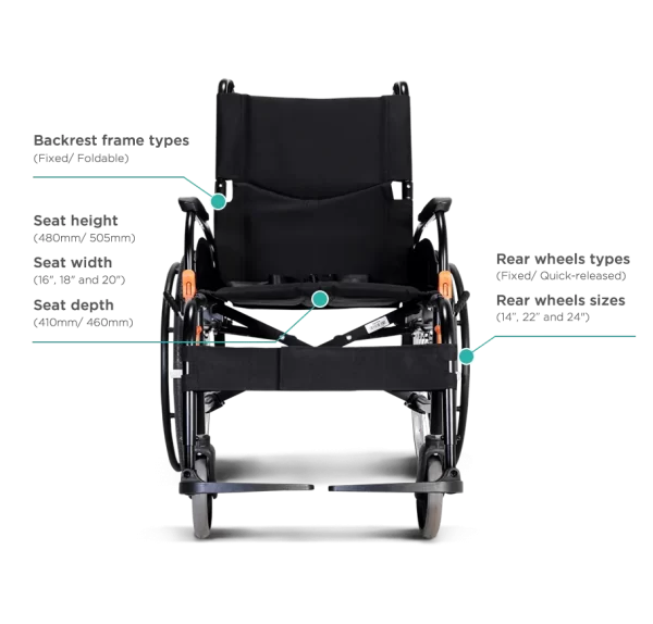 Agile Lightweight Wheelchair