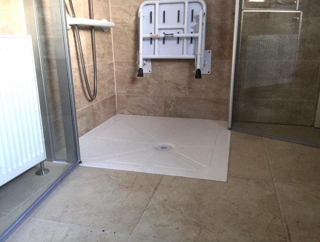 Level Access Showers with Full Height Elegance Doors