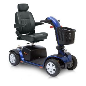 blue mobility scooter